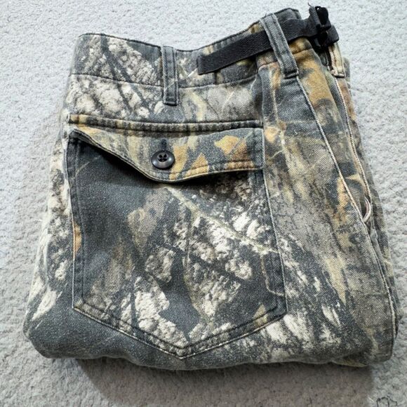 Cabela's Pants Men 36x31 Khakis Camo Mossy Oak Break Up Field Hunt Cargo Pockets - Picture 13 of 15